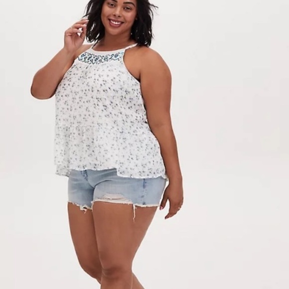 Torrid Crinkled Chiffon Relaxed Cami NWT Size 1X - Picture 1 of 9